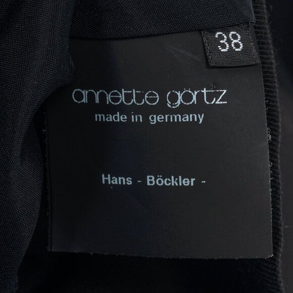 Annette Gortz AW/13 Kami Black Wool-Twill Midi Pencil Skirt - Picture 8 of 10